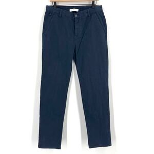 Everlane Cotton Chino Trouser Pants Blue Women's Size 32 NWOT